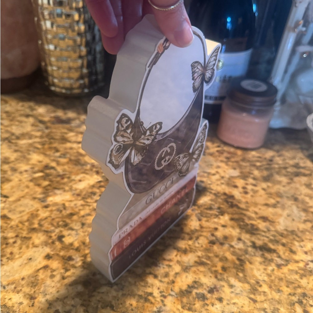 Butterfly GG Decor with Designer Book Stack - Picture 3 of 7